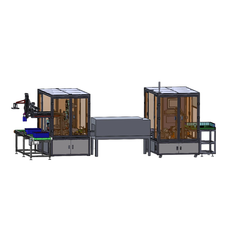 How does the sleeving machine for supercapacitor automatically complete the casing operation of the battery?